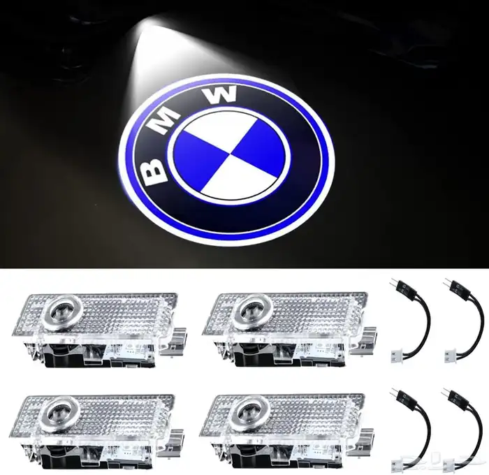 لمبات بروجكتر الابواب بشعار BMW 4