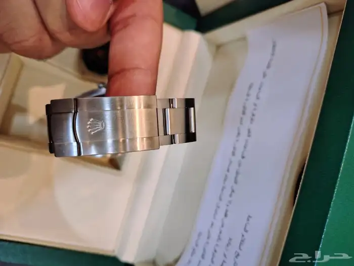 ساعه رولكس اويستر بربتشوال زرقا Oyster Perpetual Steel Blue 3