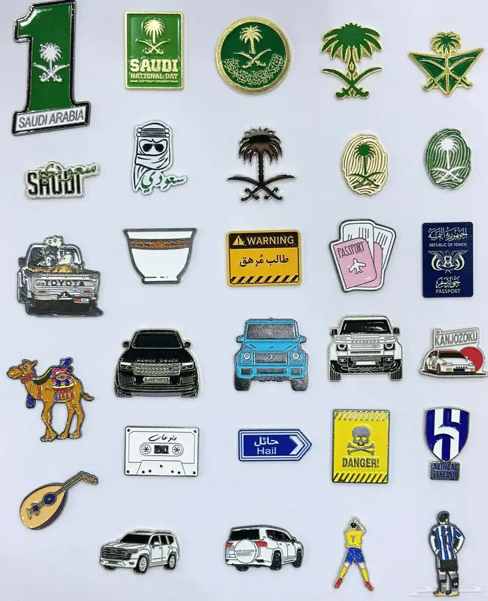 ملصقات معدنية 3m جملة 6