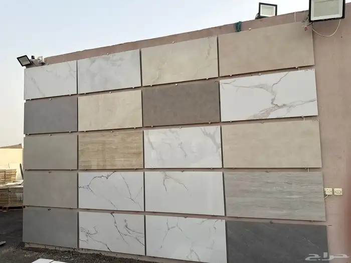 سراميك وبورسلان مقاس 60 60 و 60 120 السعر يبدء من 13 17