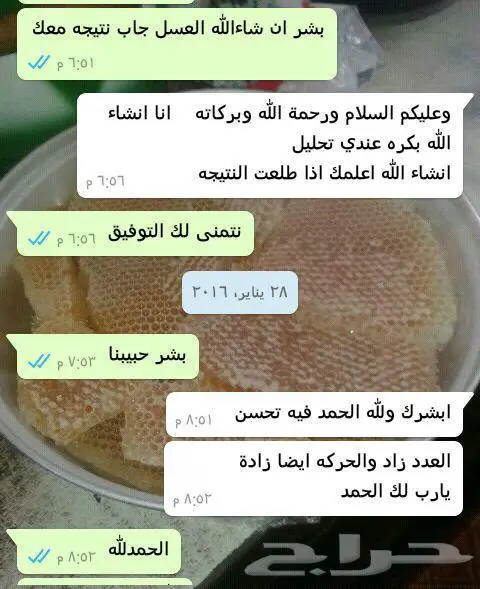 عسل طبيعي بادي بالضمان 17