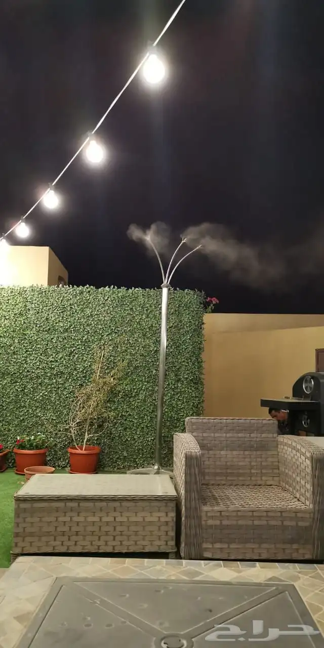 ضباب رذاذ لتبريد الاجواء كافيهات مطاعم جلسات 5