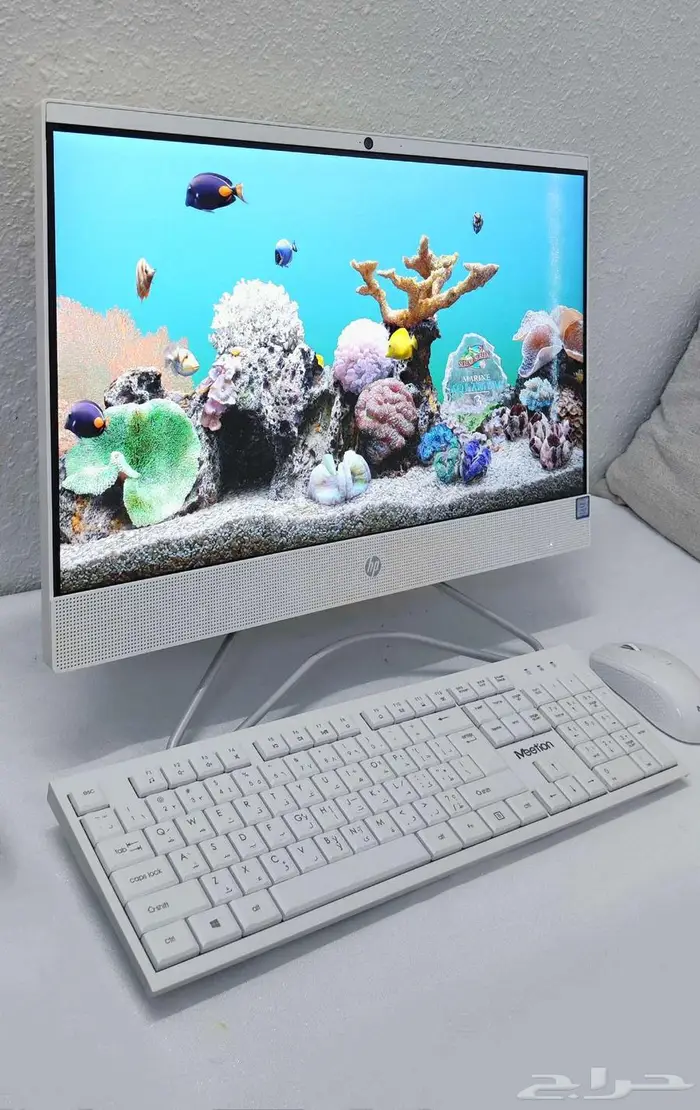 كمبيوتر مكتبي شامل_الكل في واحد_إتش بيHP_نظيف_SSD 4