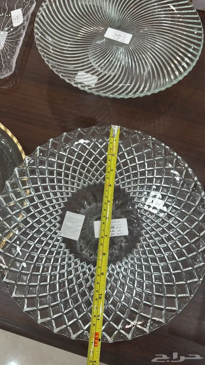 فازات زجاج للحلويات 15 ريال الكميه 30 حبه 1