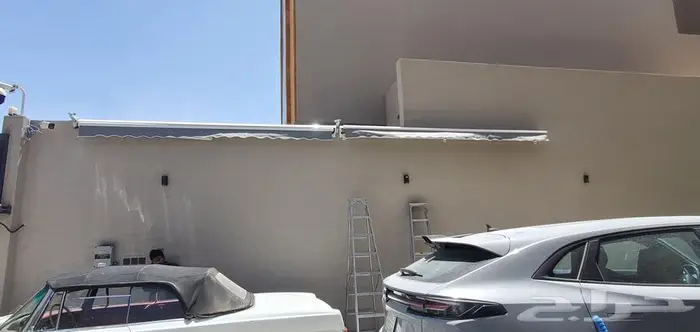 تركيب مظلات للسيارات كهربائية متحركة بالريموت 3