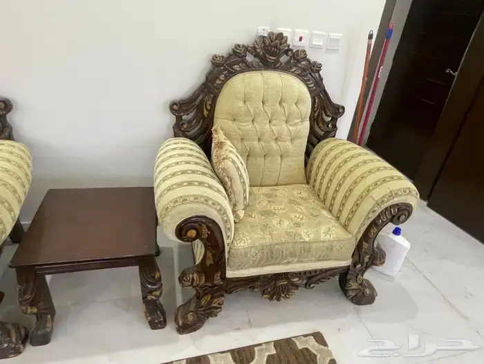 كنب خشب زان تميطي 6