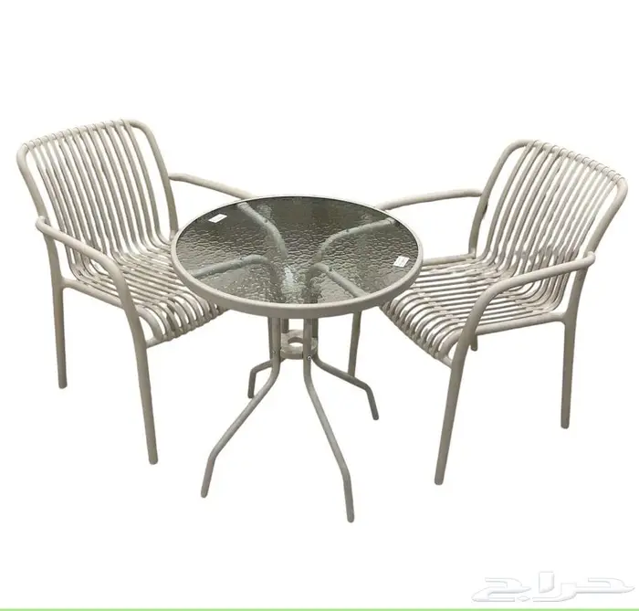 كرسيين وطاولة خارجي 4