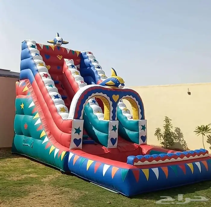 ايجار نطيطات ملعب صابوني زحليقه مائيه 7