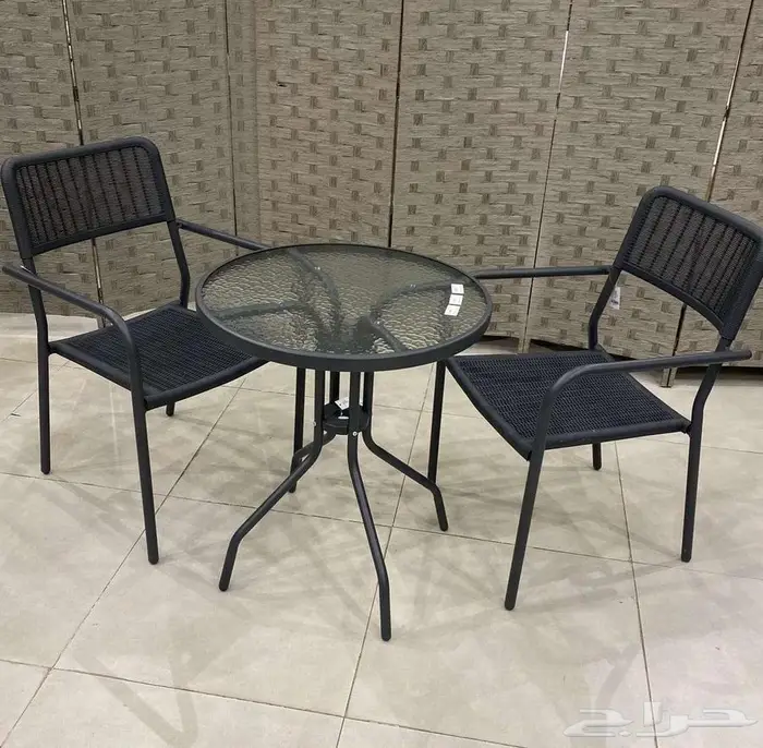 كرسيين وطاولة خارجي 9