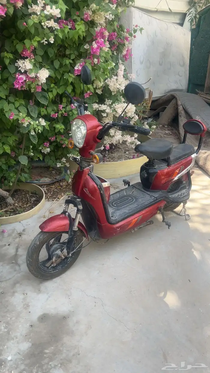 سكوتر. راكبين اربع بطاريات 1