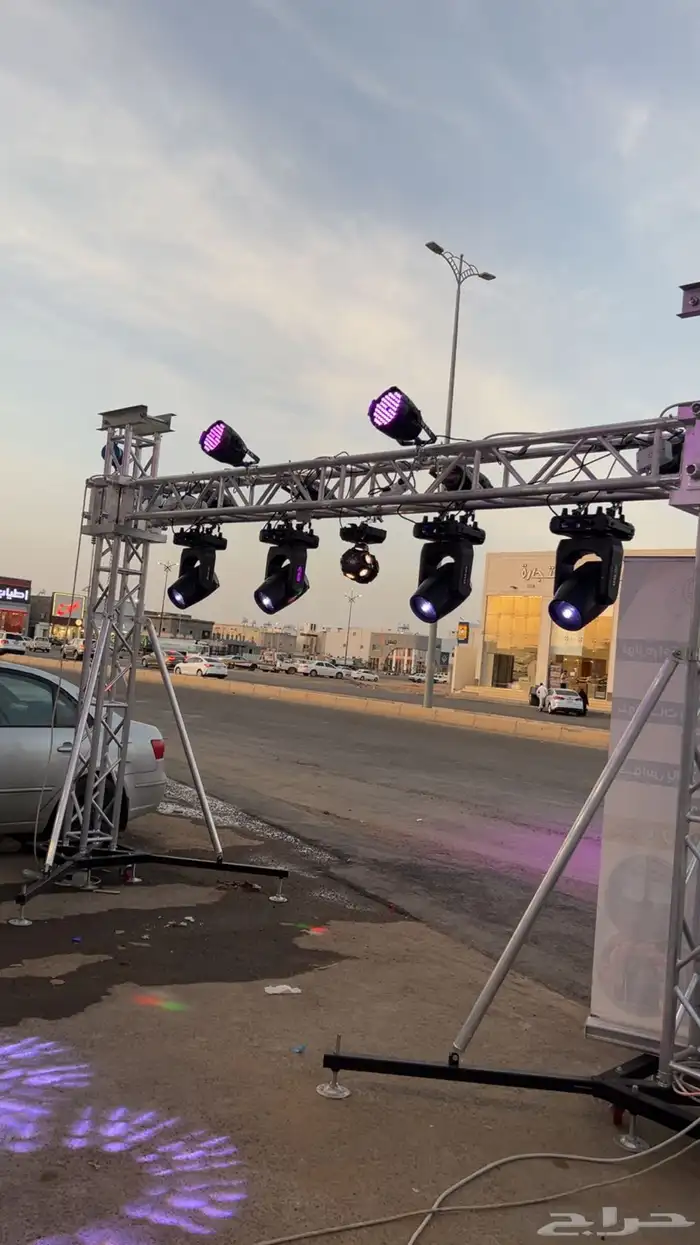 افتتاح محلات تجارية بوابات تراس شاشات أقواس بلونات إضاءات 0
