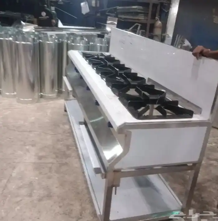 مداخن طاولات مغاسل افران عيون غاز رفوف ثلاجات استل أستيل 6