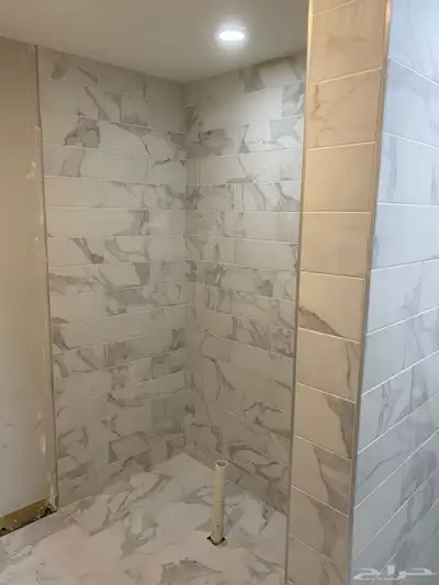 شغل معلم سرميك برسلان صبحه نضافا شغل ليزر جهاز حمام مسورات 4