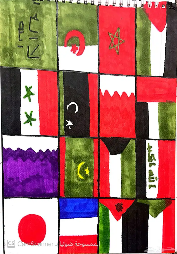 لوحات ابداعيه لطفلتي 8