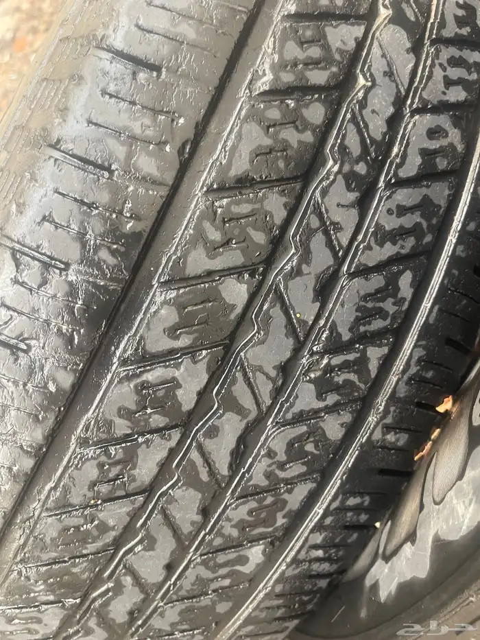 كفرات مقاس 17فيهن نصف عمر 4