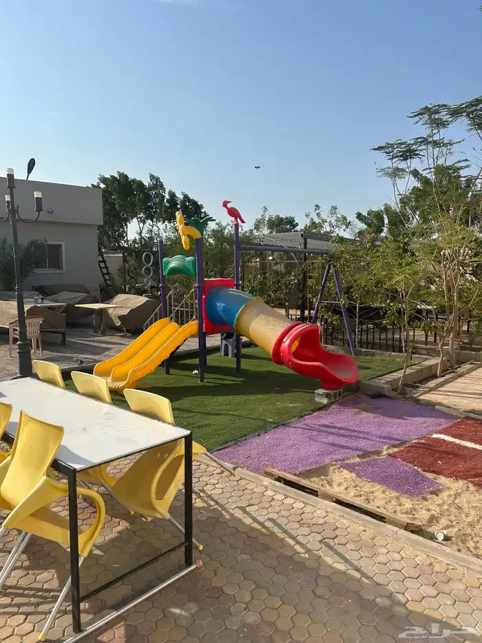 مسبح والعاب اطفال وركوب خيل للايجار عوائل بالساعة 5