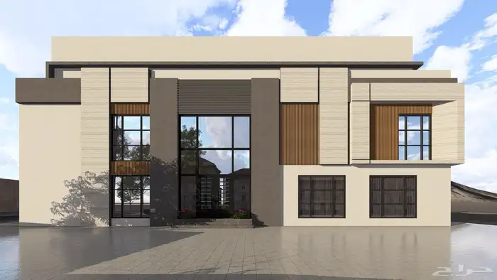 واجهات فلل وديكور داخلي 3D 29