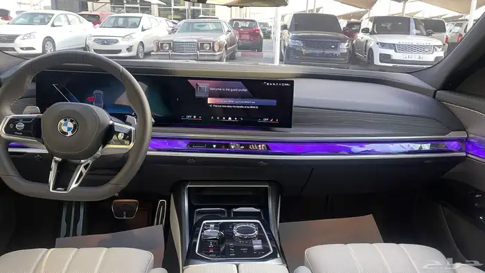 بي ام دبليو الفئة السابعة 760iموديل 2024 في الامارات 17