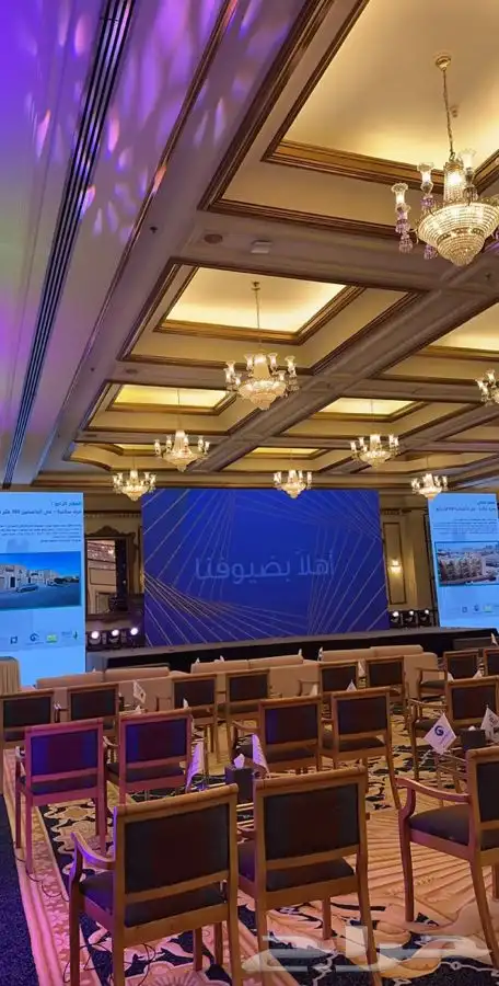 تاجير وتنظيم المعارض والمؤتمرات شاشات اضاءات صوتيات حفلات 3