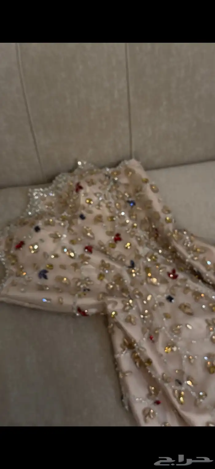 فستان سهرة فخمة بذيل امواج ينفصل تفصيل خاص مصمم ازياء نسائية 8