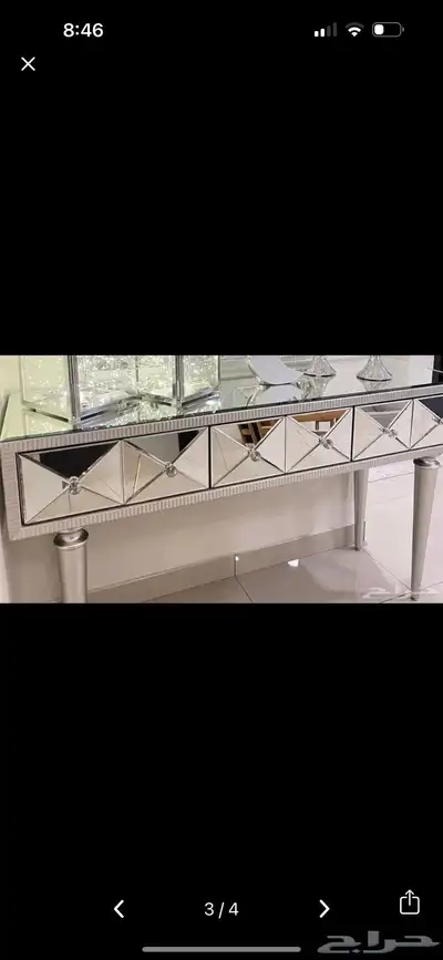 طاولة مدخل زجاج 0