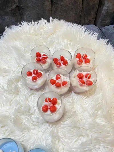 توزيعات شموع الغيوم والفراوله 1