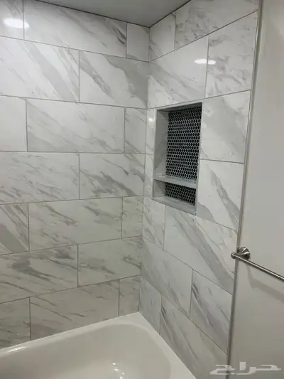 شغل معلم سرميك برسلان صبحه نضافا شغل ليزر جهاز حمام مسورات 1