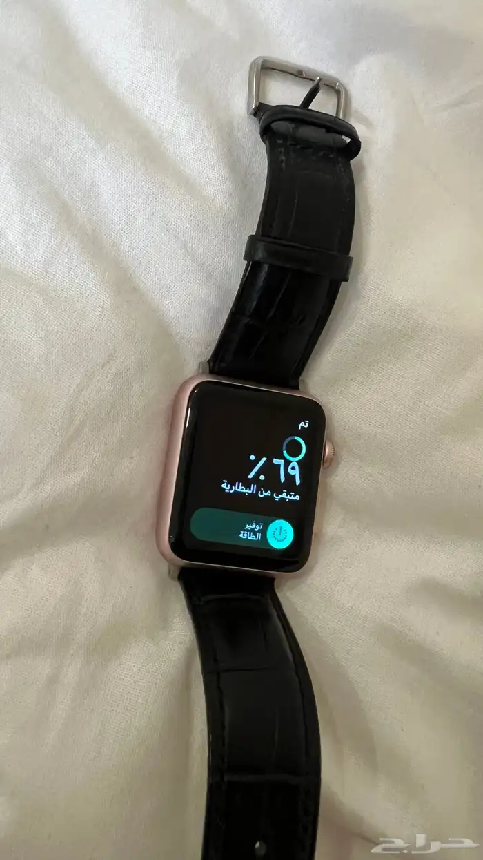 ساعة آبل Apple Watch اول اصدار لون وردي 3