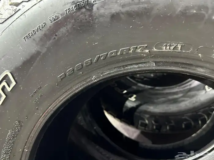 كفرات ربع حجري بي اف امريكي مقاس 285 70 17 19