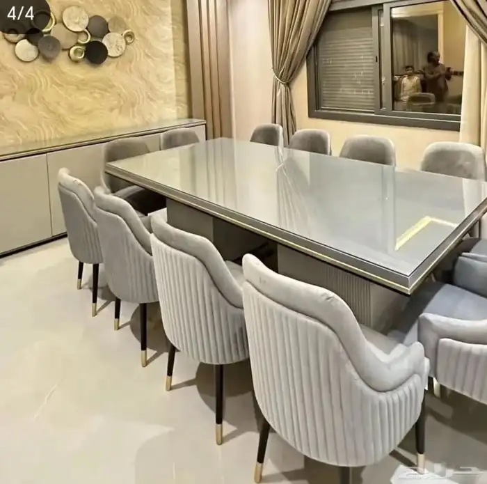 طاولات طعام جودة ممتازة بتصميم أنيق وعصري 34