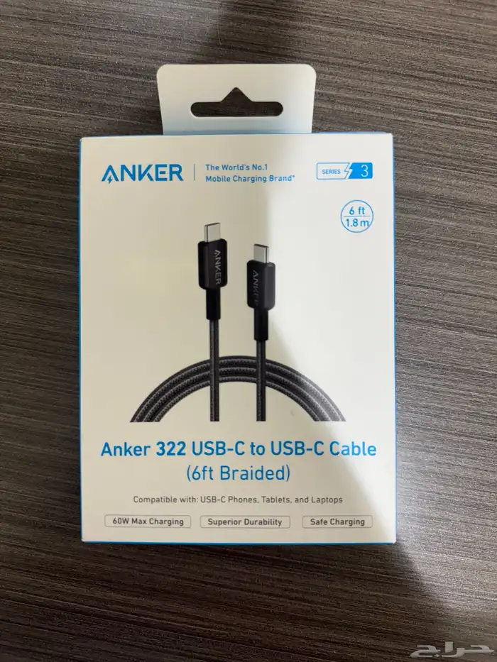 سلك شاحن تايب سي type c anker 0