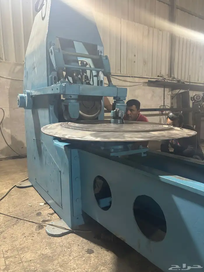 مكينة تفليج سماكة 12 مم flanging machine 2