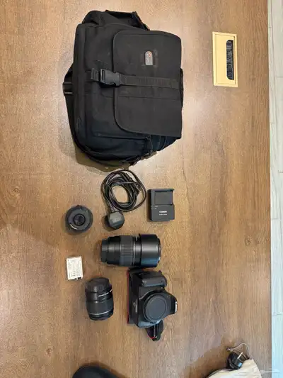 كانون 600D مع مجموعة عدسات 0