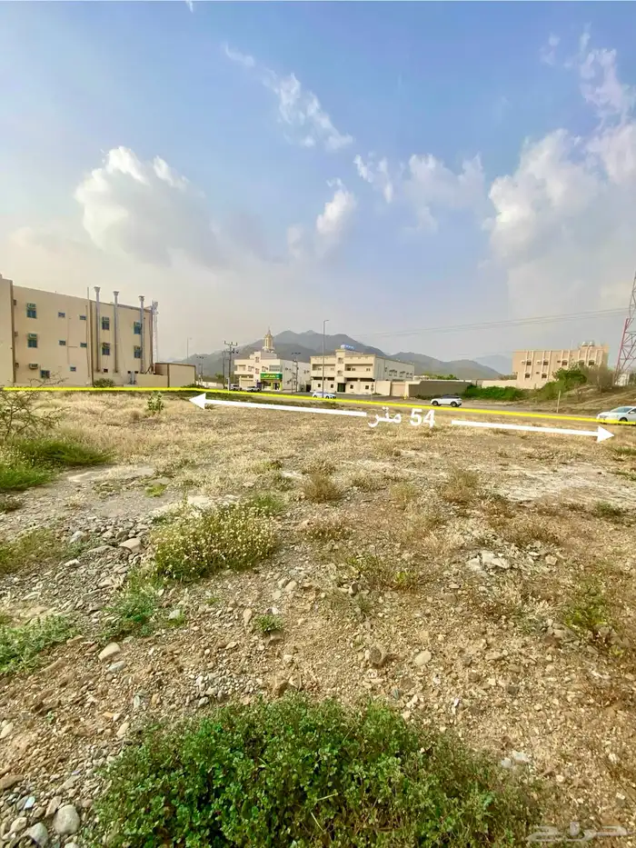 أرض تجاريه للبيع طريق رجال المع محايل موقع مميز 2