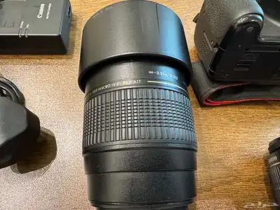 كانون 600D مع مجموعة عدسات 5