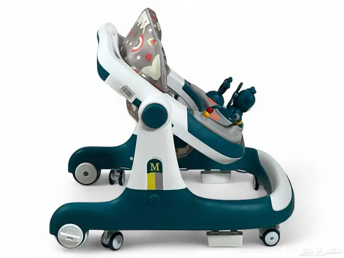 مشايه وتعليم مشي 2 في 1 مميز - مشاية مع حماية سقوط من الدرج 3