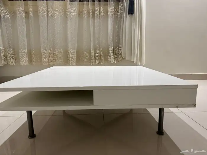 طاولة ايكيا   لون ابيض 5