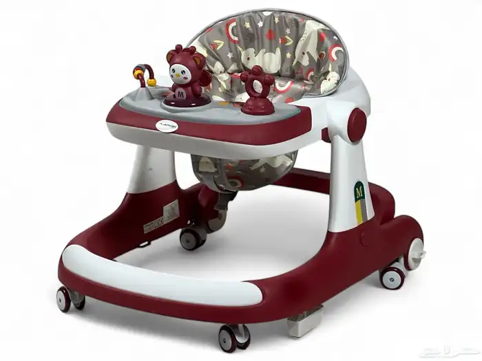 مشايه وتعليم مشي 2 في 1 مميز - مشاية مع حماية سقوط من الدرج 8