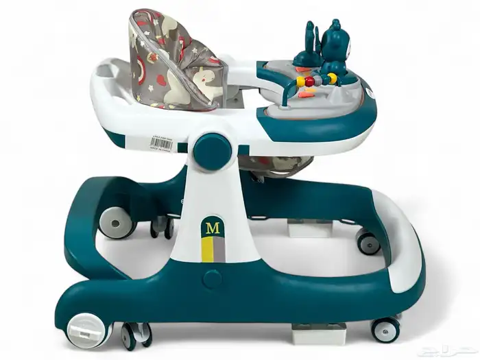 مشايه وتعليم مشي 2 في 1 مميز - مشاية مع حماية سقوط من الدرج 1