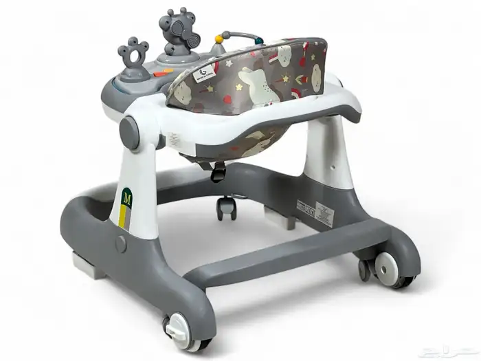 مشايه وتعليم مشي 2 في 1 مميز - مشاية مع حماية سقوط من الدرج 18