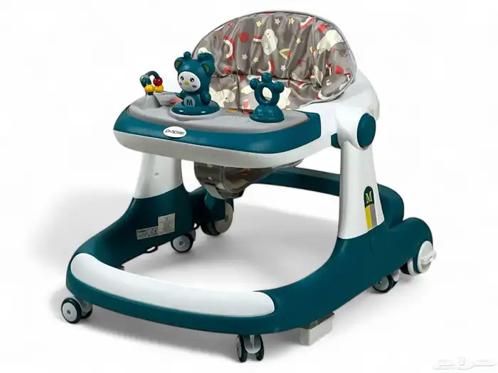 مشايه وتعليم مشي 2 في 1 مميز - مشاية مع حماية سقوط من الدرج 0