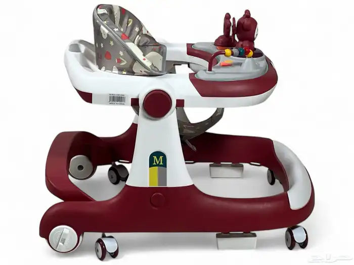 مشايه وتعليم مشي 2 في 1 مميز - مشاية مع حماية سقوط من الدرج 9