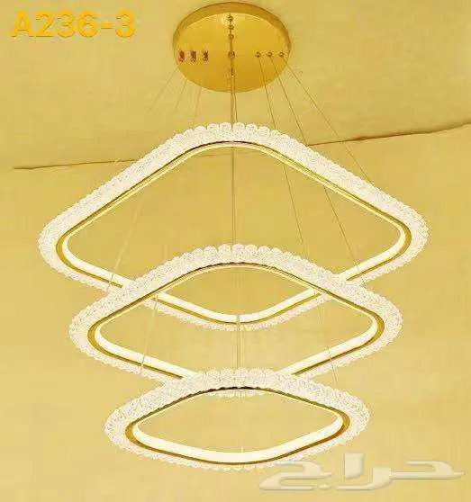 ثريات LED موديرن وكريستال 19