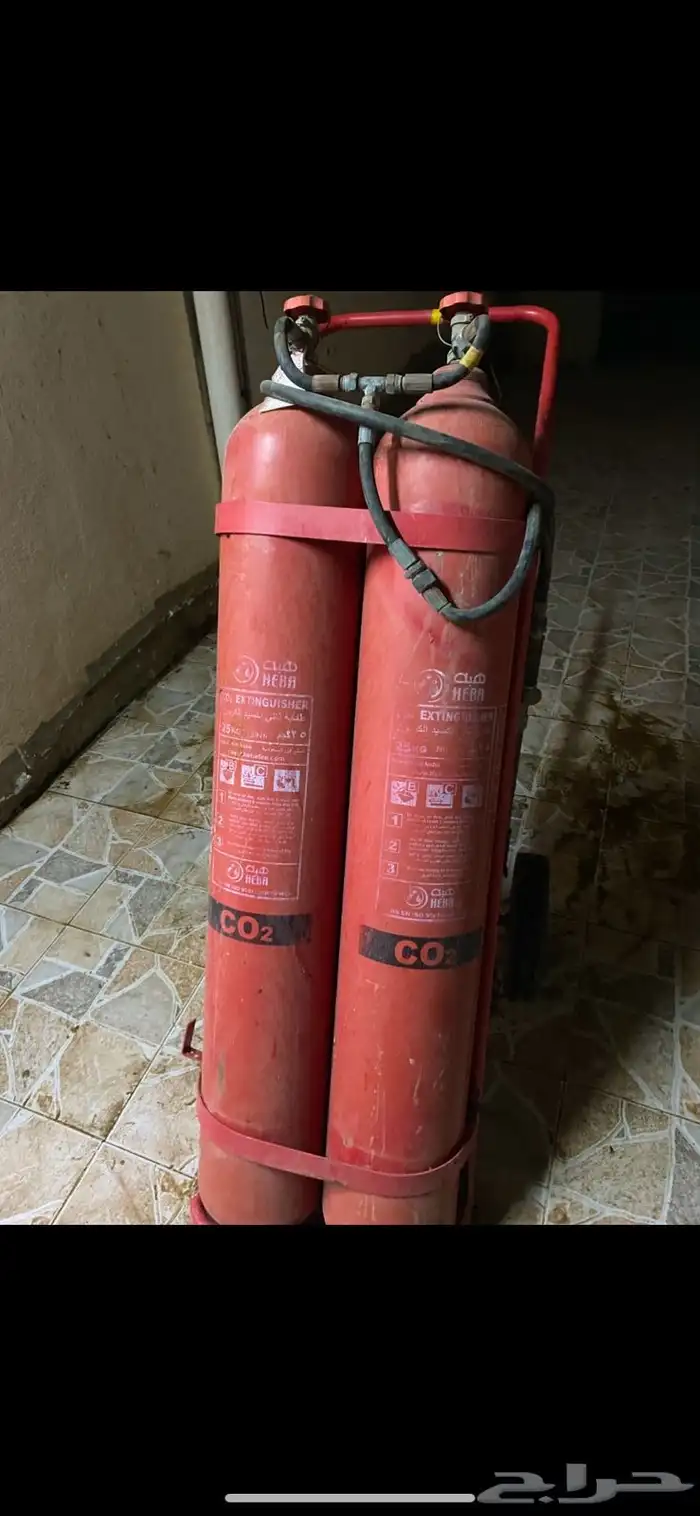 اسطوانه طفايه حريق سعه الواحد 25 KG 0