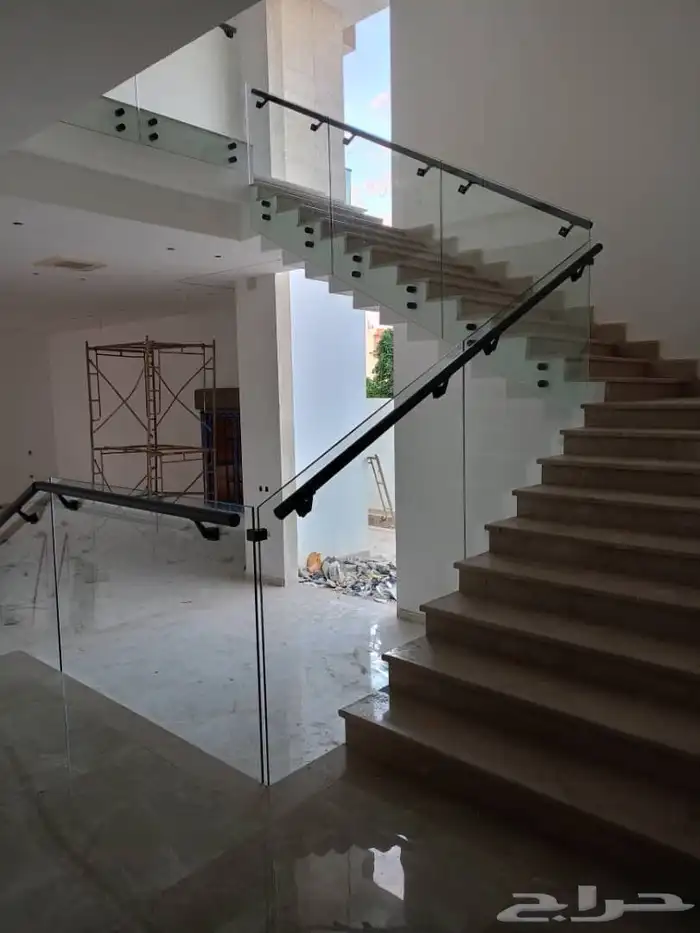 زجاج سيكوريت سلم درج درابزين أبواب شبابيك قزاز 23