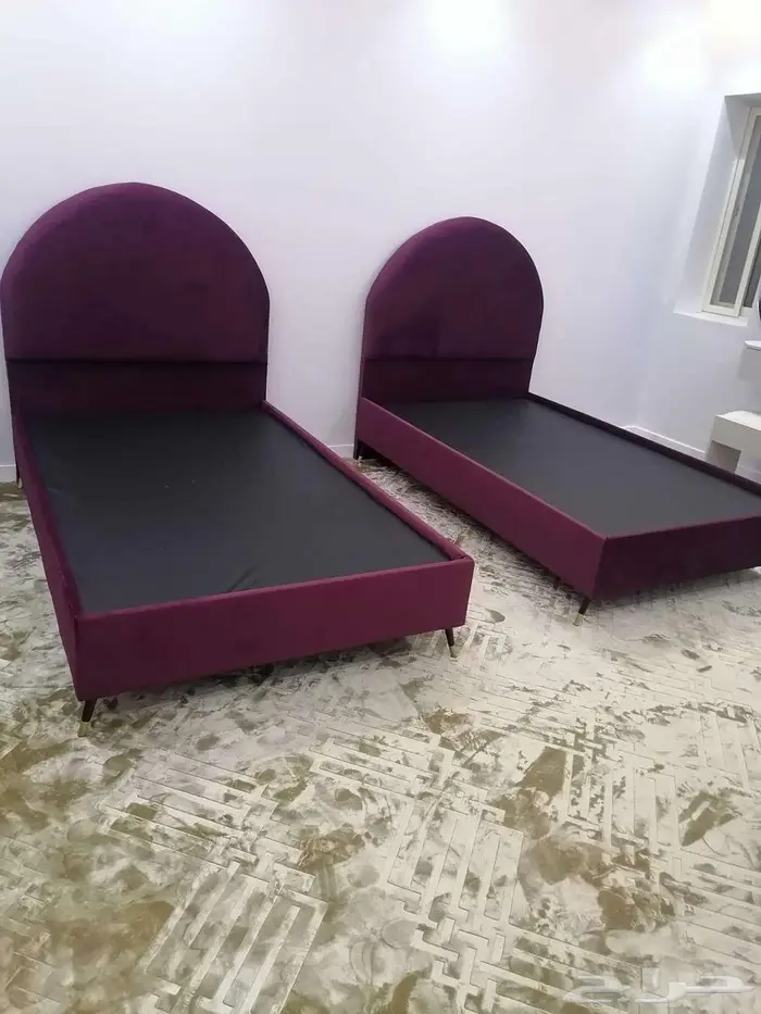 مراتب سرير نفرين سراير خشب تفصيل وحديد جديده 25