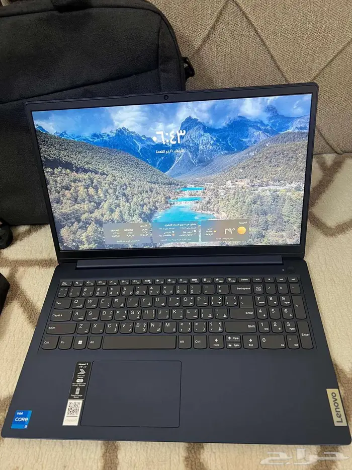 لابتوب Lenovo i5 الجيل12 شاشة FHD هاردسك SSD 4