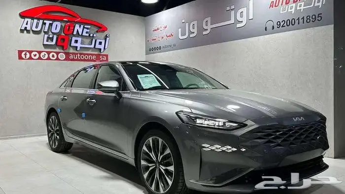 كيا k8 نص فل 2024 فقط ابيض رصاصي 4