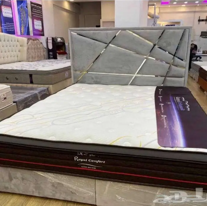 مراتب سرير نفرين سراير خشب تفصيل وحديد جديده 31