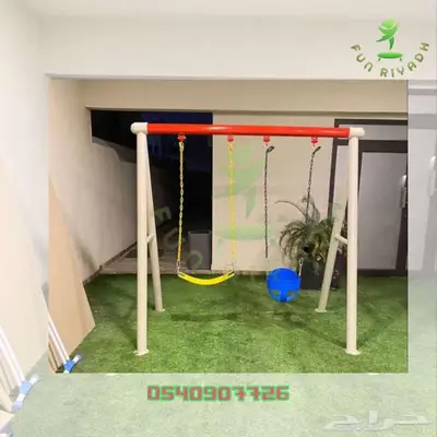 زحاليق هزازات صحن دوار جدار تسلق العاب حدائق مراجيح نقيزه 21